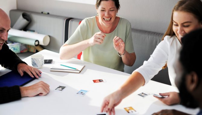 People Looking Choosing at Colleagues Photo