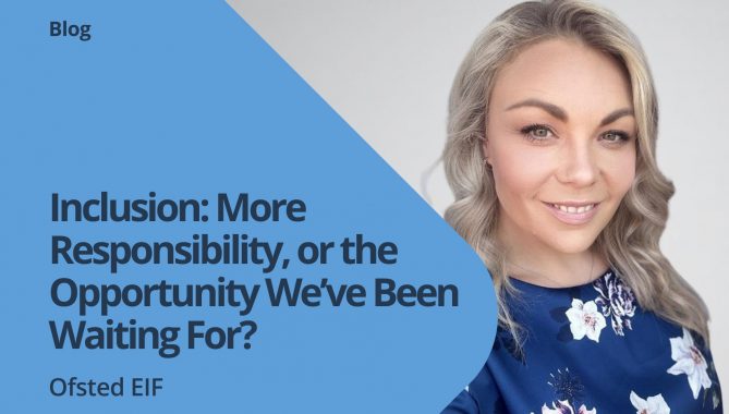 Inclusion More Responsibility, or the Opportunity We’ve Been Waiting For